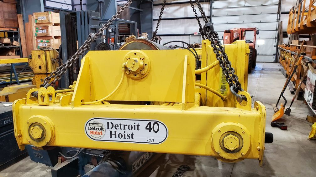 DETROIT 40 Ton Trolley Hoists | Highland Machinery & Crane