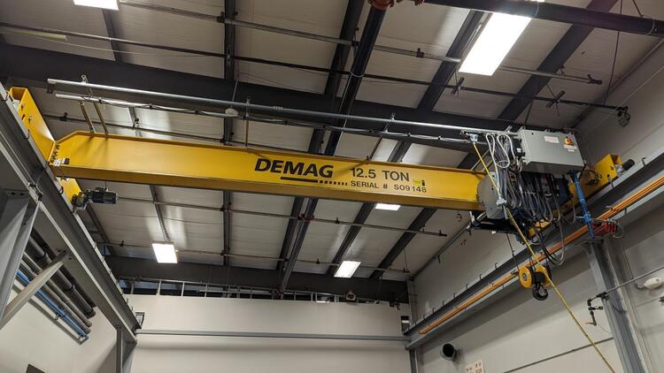 DEMAG 12.5 Ton Cranes - Overhead, Bridge | Highland Machinery & Crane